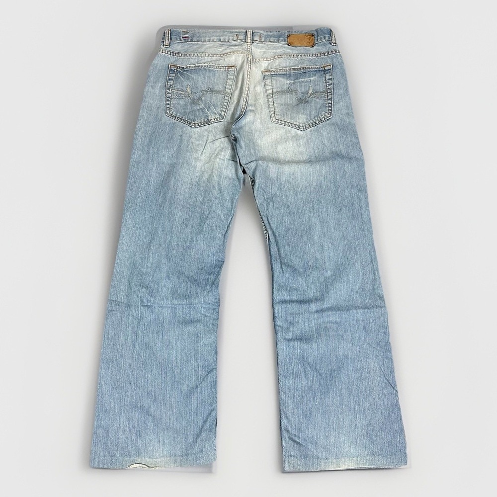 Y2K Diesel Jeans Mens 34x29 Straight Loose faded Distressed Denim Boot Cut Grung